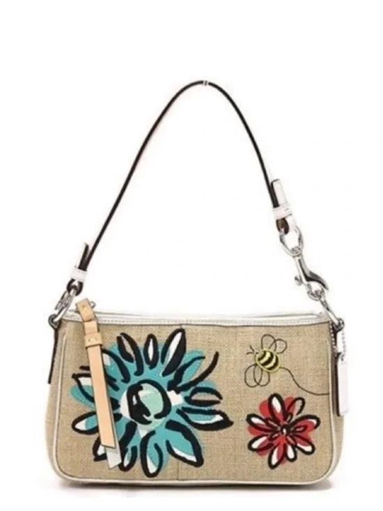 Coach Bumble Bee Floral Y2K Mini Bag, 2005 limited edition shoulder bag - Picture 2 of 10